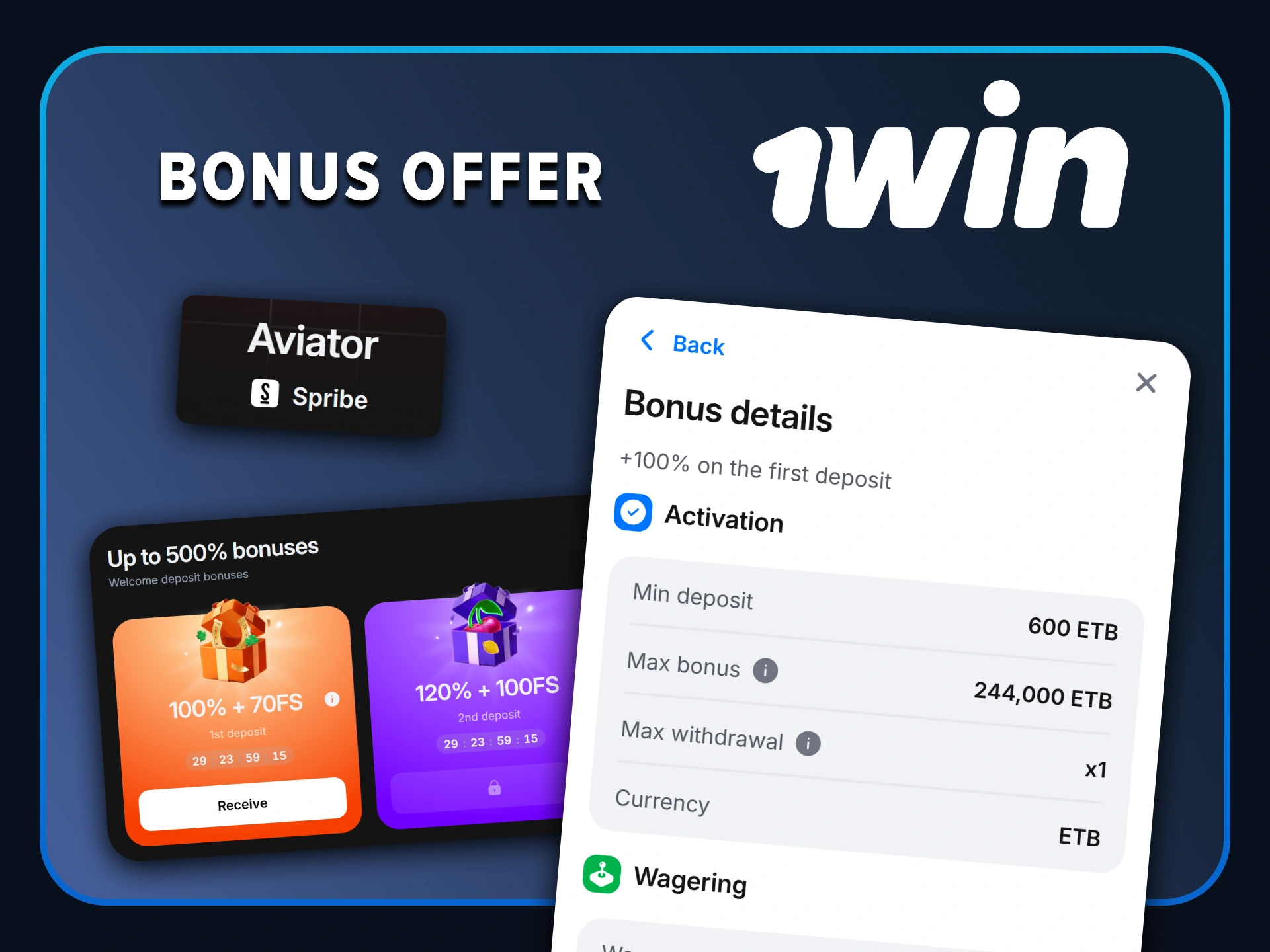 Claim your exclusive bonus offer to play Aviator at 1win today.