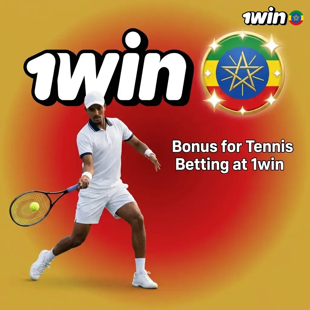 Tennis betting welcome bonus at 1win with deposit match offer and wagering requirements for sports markets