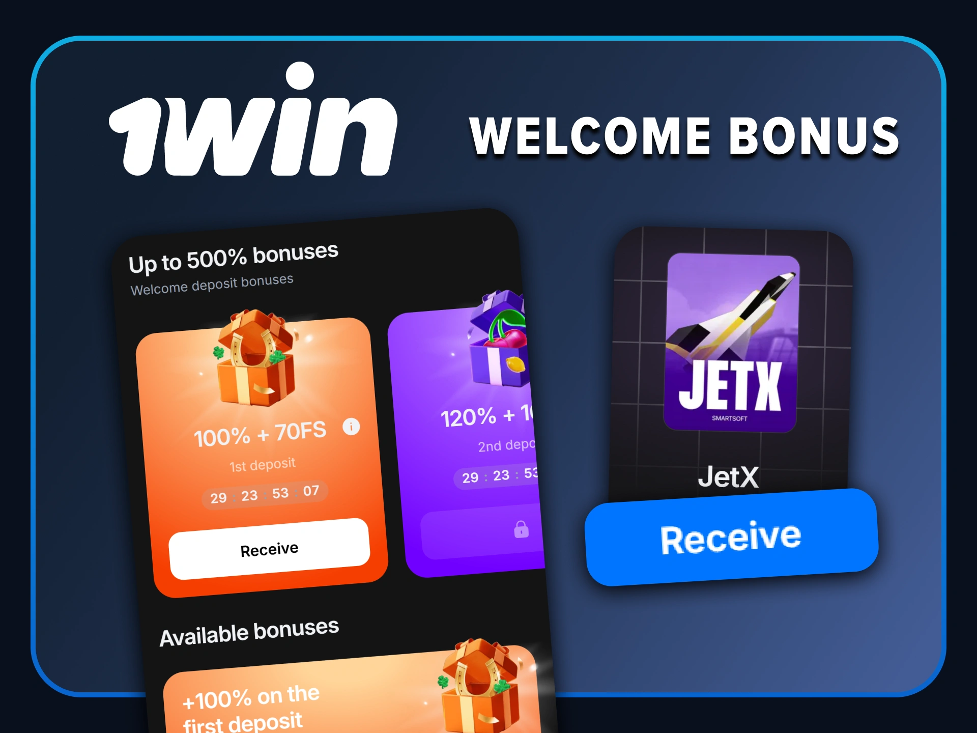 Claim your massive welcome bonus at 1win and start your JetX journey.
