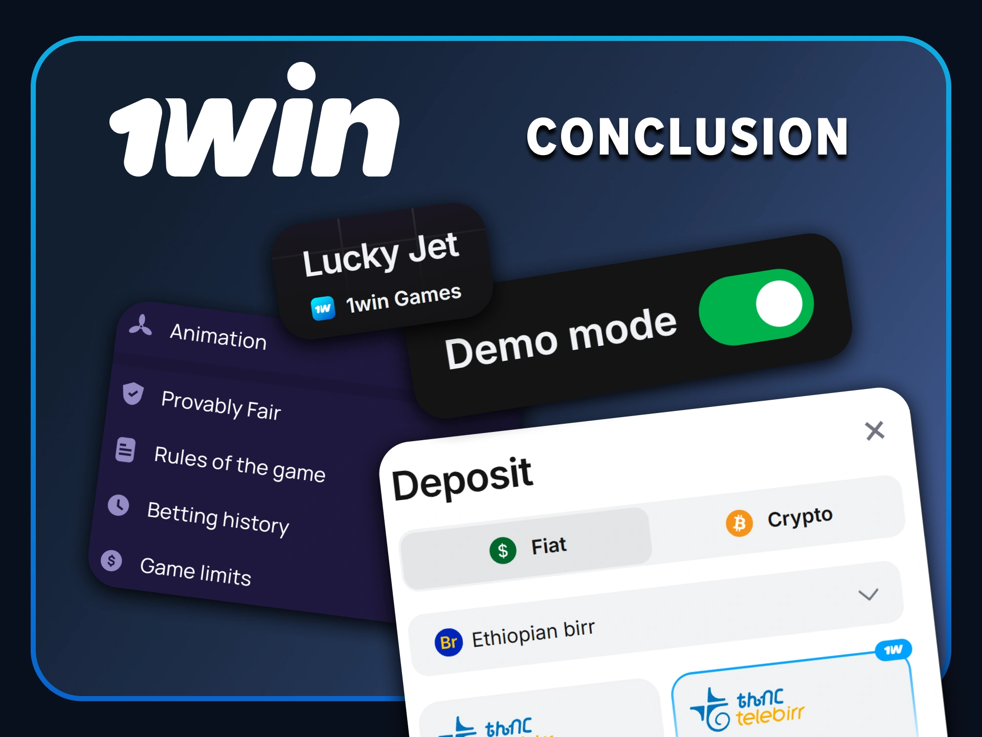Read our final conclusion on why Lucky Jet is a top choice at 1win.