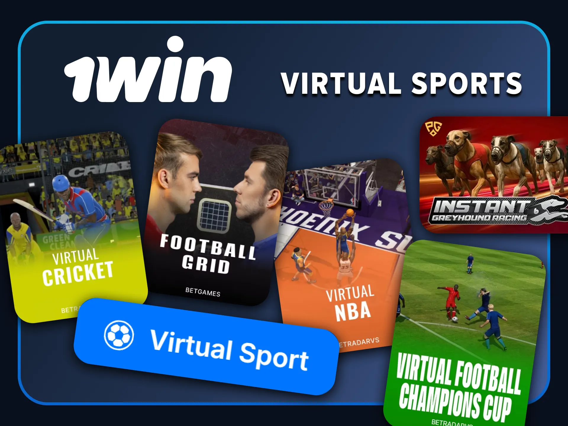 Bet on virtual sports matches at the official 1win sportsbook.