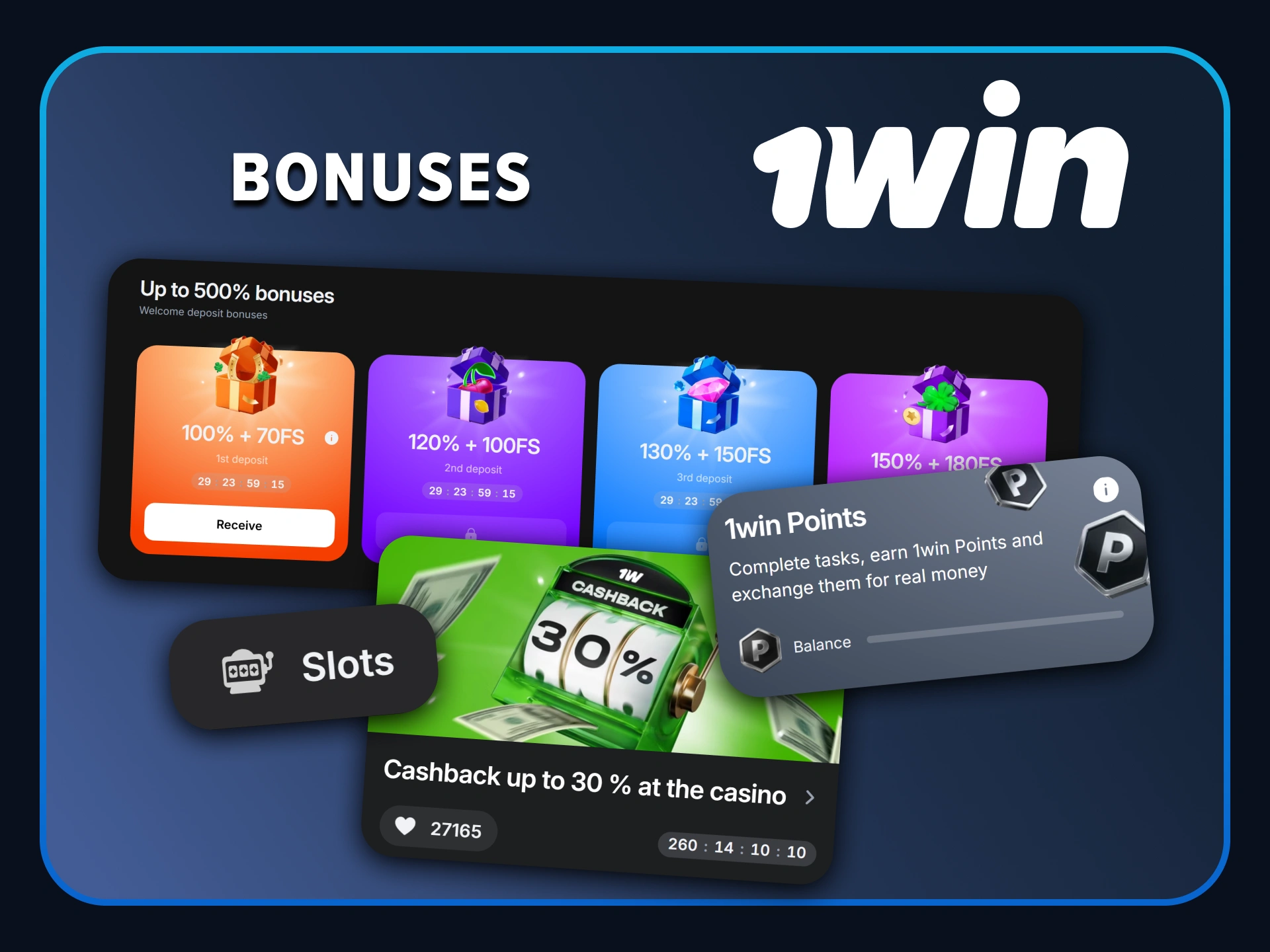 Claim exclusive slot bonuses at 1win to boost your winning chances.