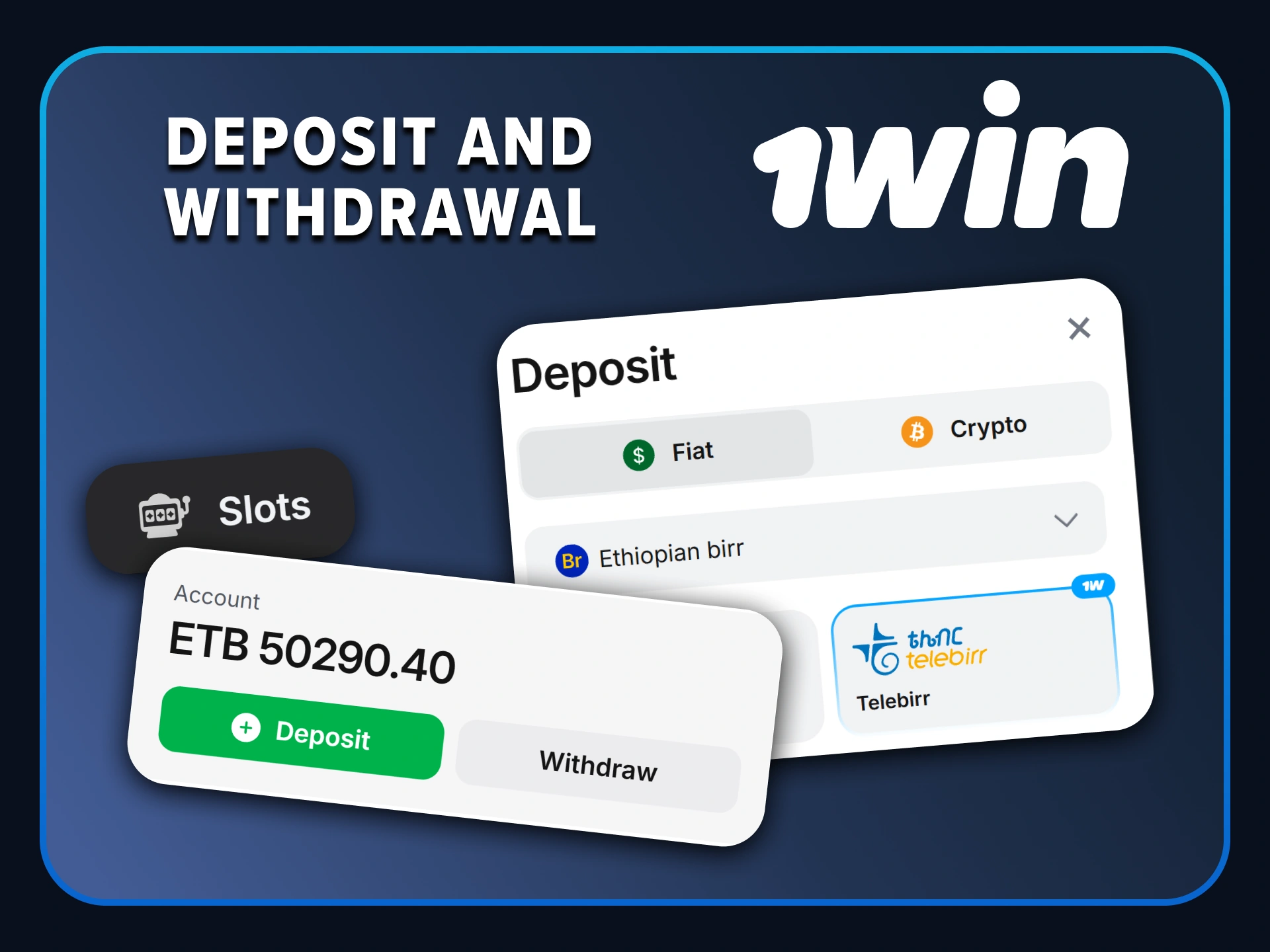 Manage your slot funds with fast deposits and withdrawals on 1win.